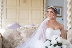 Shottle Hall wedding photography beautiful bride in honeymoon suite